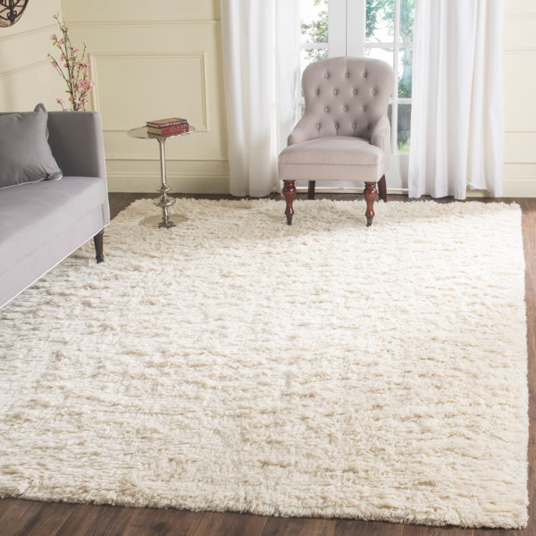 Union Rustic Alimatou HandKnotted Wool/Cotton Ivory Area Rug & Reviews